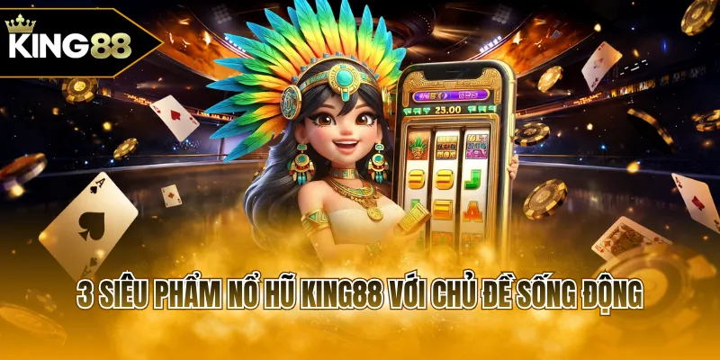 3 siêu phẩm nổ hũ KING88 với chủ đề sống động