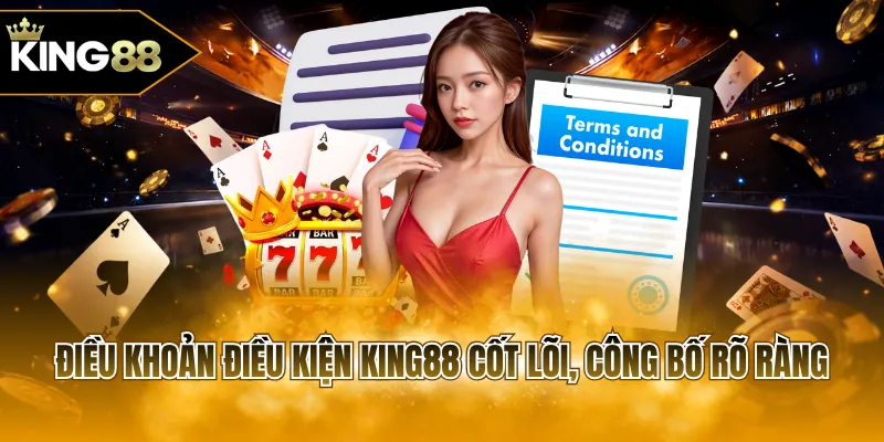 Điều khoản điều kiện KING88 cốt lõi, công bố rõ ràng